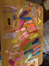 Barbie Doll Other Hair Combs Brushes Assorted Lot Of 40 Pieces