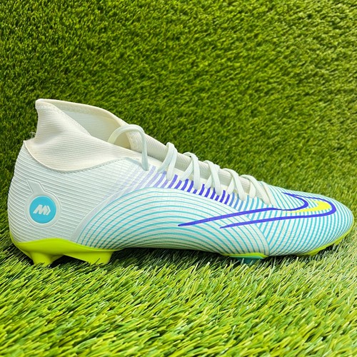 Nike Mercurial Superfly 8 Academy Herren Größe 12 Blau Laufen Fußball Stollen Schuhe