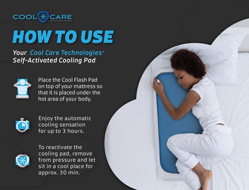 Kühlkissen für Bett - druckaktiviertes Gel bietet sofortige Linderung - Ideal... - Bild 4 von 9
