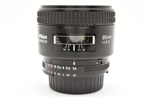 [Almost Unused] Nikon AF Nikkor 85mm f/1.8 D Portrait Prime Lens w/Caps JAPAN - Picture 10 of 24