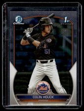 2023 Bowman Draft Chrome Refractors Colin Houck New York Mets #BDC-175