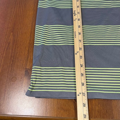 Under Armour Montage Kapalua Bay Striped Green Golf Polo Shirt Mens Medium MD - Picture 6 of 8