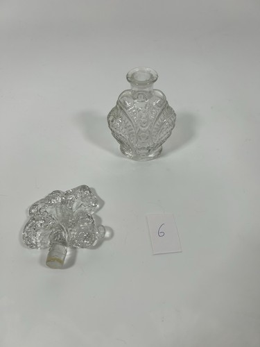 Vintage Mid Century Kristallglas Parfum Flakon - Bild 2 von 2