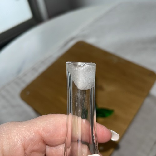 Vintage Rare Clear Glass Fish Bottle with Green Tail Stopper 7.75”Hx4.5”Lx2”W - Picture 9 of 16
