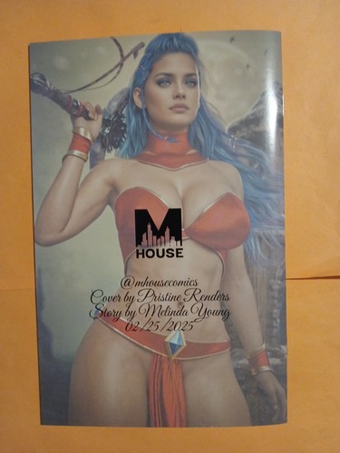 M House (Peyton Blue) Variant full nude Virgin Wonder Woman Warrior - Picture 2 of 6