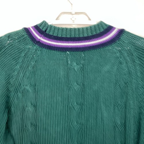 Cape Isle Knitters Sweater Cotton Pullover Golf Rugby Cable Knit Men Extra Large - Picture 4 of 7