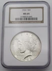 1922 Silver Peace Dollar $1 NGC MS64 - 3198810-045