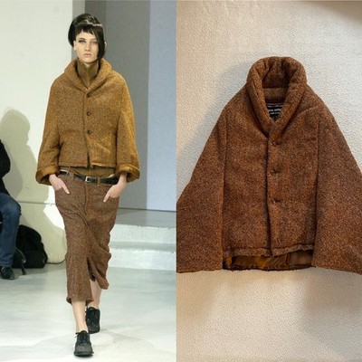 Junya Watanabe Comme Des Garcons Woman s Tweed Puffer Jacket AD2004 Vintage