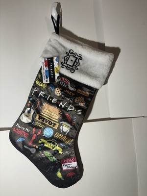 Tv Friends Christmas Stocking 17'' Central Perk New With Tag