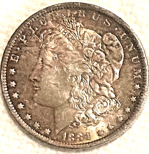 1884 O Morgan Bright,brilliant, and face full of chatter,free ship, Sigma test+