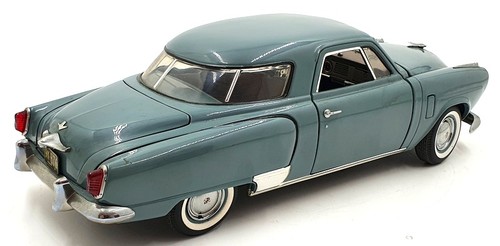 Trademark Models 1/18 Scale Diecast DC29722L - 1950 Bullet Nose Studebaker Blue - Picture 2 of 5