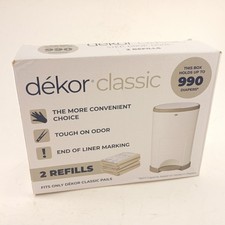Deckor Classic Diaper Pail 2 Pack  Holds up to 990 Diapers - FREE SHIPPING