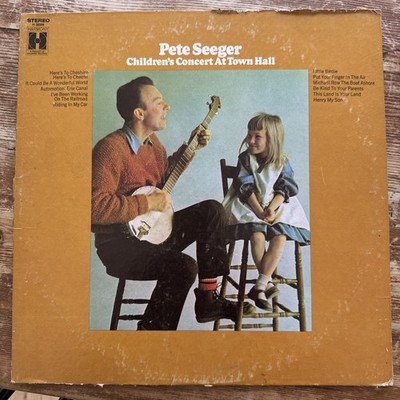 Pete Seeger's Children's Convert At Town Hall Vinyl Record. H30399 VG+