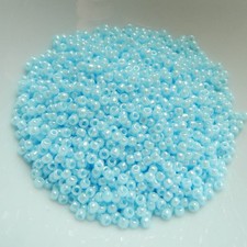 11/0 TOHO 25 grams Opaque-Lustered Pale Blue Seed Beads No. 124