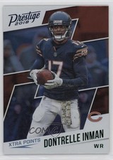 2018 Panini Prestige Xtra Points Green Dontrelle Inman #6 3b8