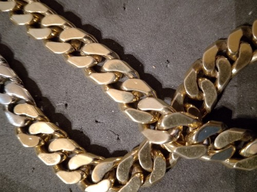 Schwere Panzerhalskette,Bi-color getragen... - Bild 3 von 4