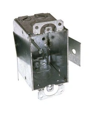 Hubbell Raco 0545 Single Gang Old Work Box With Clamps