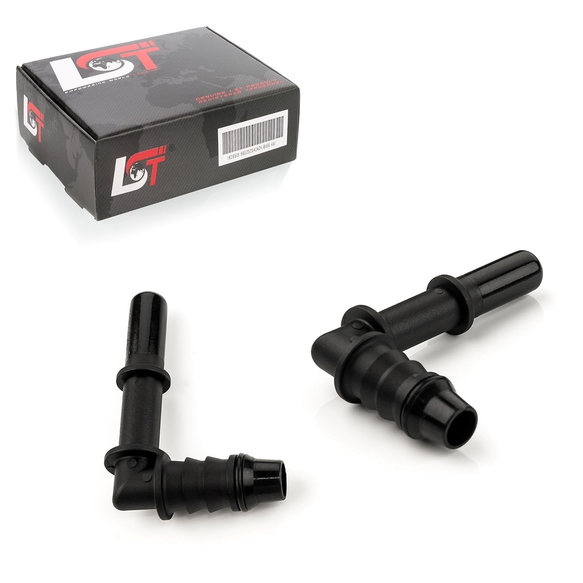 2X Coupling L-Piece Fuel Line 7.89X8 For Audi Q3 Q5 Q7