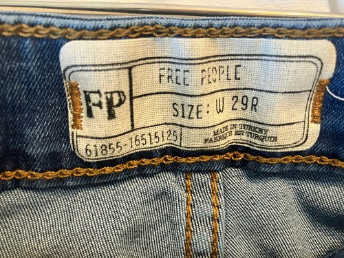 Free People Just Float On Jericho Bell Bottom Flared High Rise Jeans W29R Neu mit Etikett - Bild 5 von 12