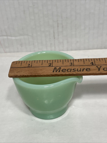Mosser Glas USA Klassischer Mörser und Stößel in Jadeitgrün 2 Oz. - Bild 6 von 7