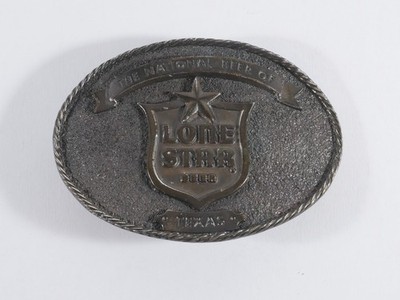 1980 Lone Star Bier Texas Gürtelschnalle Talena Made USA