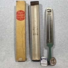 Thermomètre Taylor Bonbon Vintage Rare Boîte D'origine Inutilisé Original Tags Cuisine