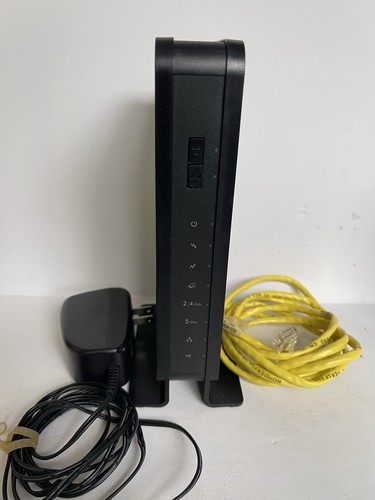 Netgear N600 WiFi Cable Modem Router 3.0 Model C3700v2 w/ Power Cable - Picture 3 of 4
