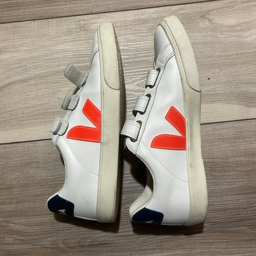 Veja 3-LOCK LEDER WEISS ORANGE FLUO NAUTICO Gr. 6 US - Bild 6 von 8