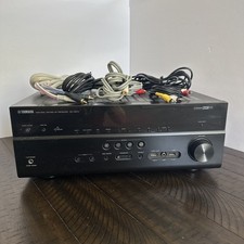 Yamaha RX-V673 Natural Sound AV Receiver HDMI Cinema DSP 3D TESTED See Video!