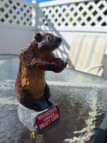 Woodchuck Amber Draft Hard Cider Beer Tap Handle Knob