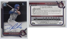 2022 Bowman Draft Chrome Draft Pick Auto Dalton Rushing #CDA-DRG Auto