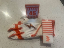 Bruce Bolt "WHATABURGER" Adult XL Long Cuff Right. Handed Hitter/Left Glove ONLY