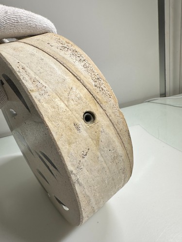 Paul Harrie (1951-2016) Tectonic Disk Black Glass Prototype - Bild 4 von 8