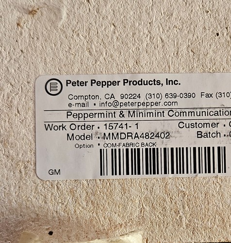 Peter Pepper MMD MiniMint Wall Mounted Bulletin Tack Board Glass Cork NICE! - Picture 15 of 20