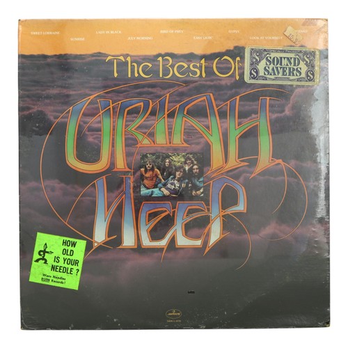 Uriah Heep | The Best Of LP Mercury SRM-1-1079 SEALED Shrink Hype Sticker 1976