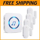 Door Chime with 55 Chimes, 5 Volume Levels, 800ft Range