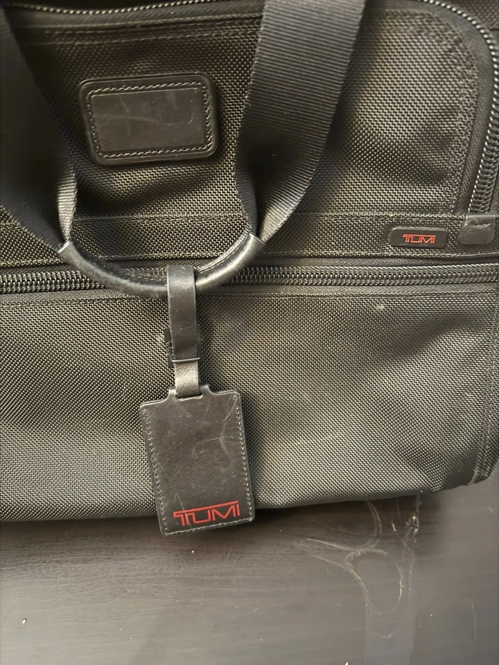 TUMI Wheeled Alpha Ballistic Briefcase Laptop Small Luggage 26102DH Nylon - Image 4 of 4