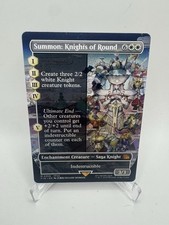 Magic The Gathering Final Fantasy Summon Knights Of The Round Table Borderless