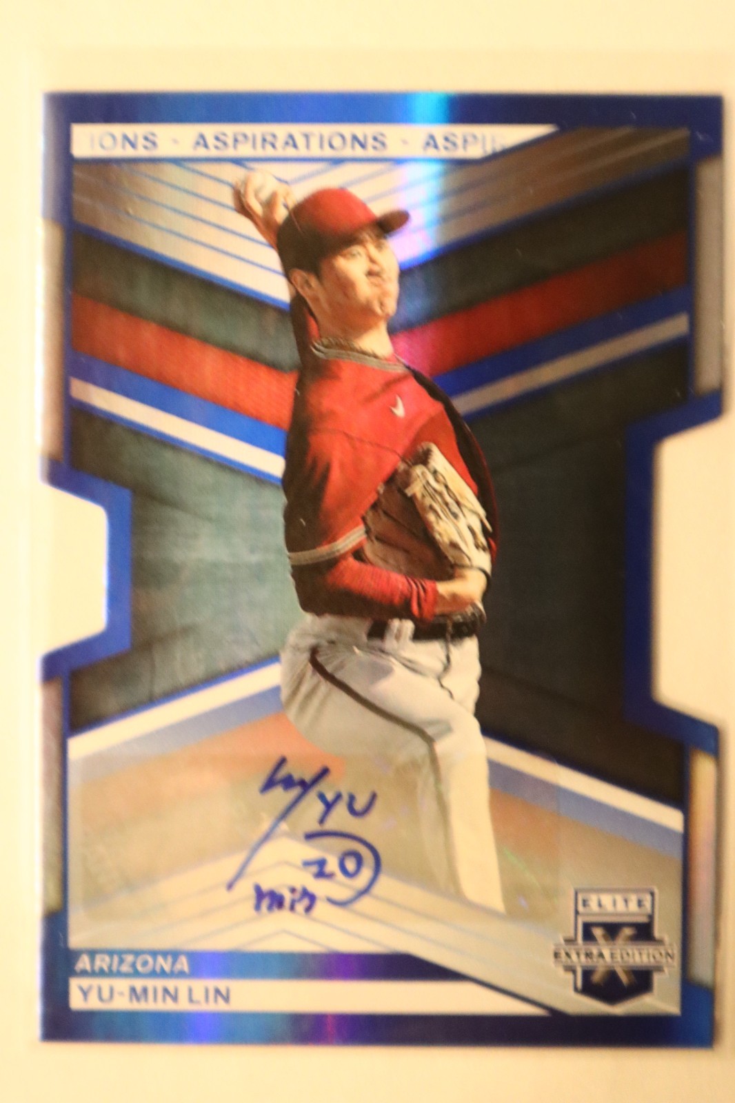 2023 Panini Elite Extra Edition - Yu-Min Lin #120 Signatures /80 (AU, RC)