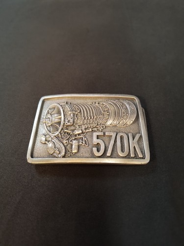 Hebilla de cinturón de metal de motor diésel vintage potencia de par 570K tapa y Knudsen BONITO - Imagen 1 de 11