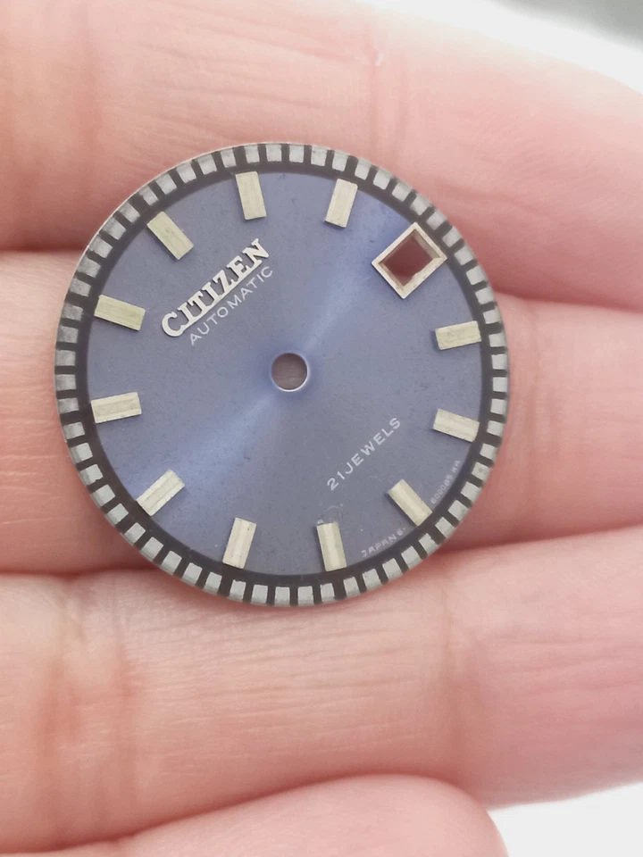 Citizen Japan 600085 KA Quadrante Colore Blu Mov. Citizen Ref. 6501 - Imagen 2 de 3