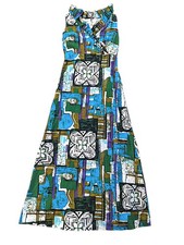 VTG 60s 70s Tropicana Hawaii Maxi Dress Vintage Size XS/S
