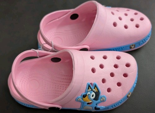 Mädchen Clogs Gartenschuhe Gr. 29, US 12,5 Cartoon bluey Pantoletten Slipper Hausschuhe - Bild 1 von 7