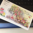 Jersey Stamps 1998 First Day Cover FDC FLOWERS FROM JERSEY MINISHEET Unaddressed