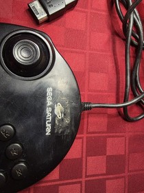 Sega Saturn Stunner Arcade Gun And Original Sega Saturn Black