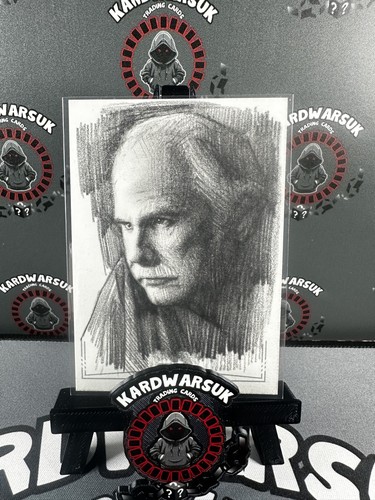 Topps Star Wars Chrome 2025 - Chief Hyne 1/1 Silver Foil Sketch by Andrew Fry - Picture 2 of 3