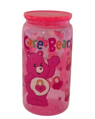 Care-Bears Themed Starbucks Dark Pink Plastic Libbey Tumbler
