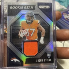 2024 Panini Prizm #RG-AEE Audric Estime Rookie Gear