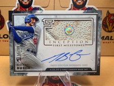 2023 Topps Inception - First Patch Auto #FMAR-MB Michael Busch /99 RC PSA 10