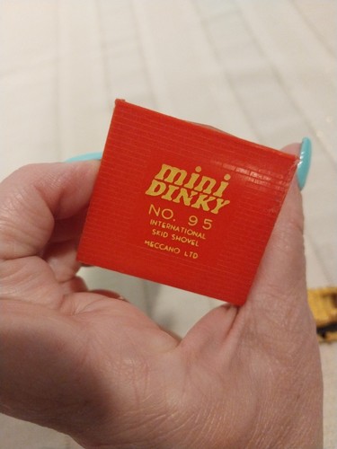 Mini pala deslizante internacional vintage Dinky Toys nº 95, estuche, Hong Kong - Imagen 5 de 8